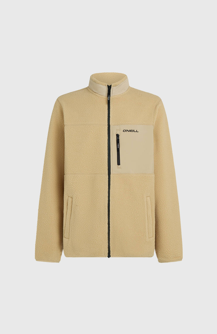 Polaire à poils longs et zip intégral Must-Have | Olive Blush