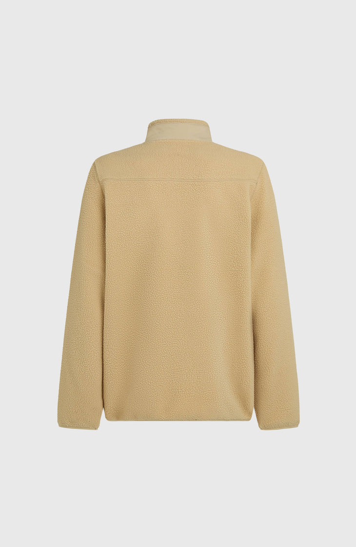 Polaire à poils longs et zip intégral Must-Have | Olive Blush