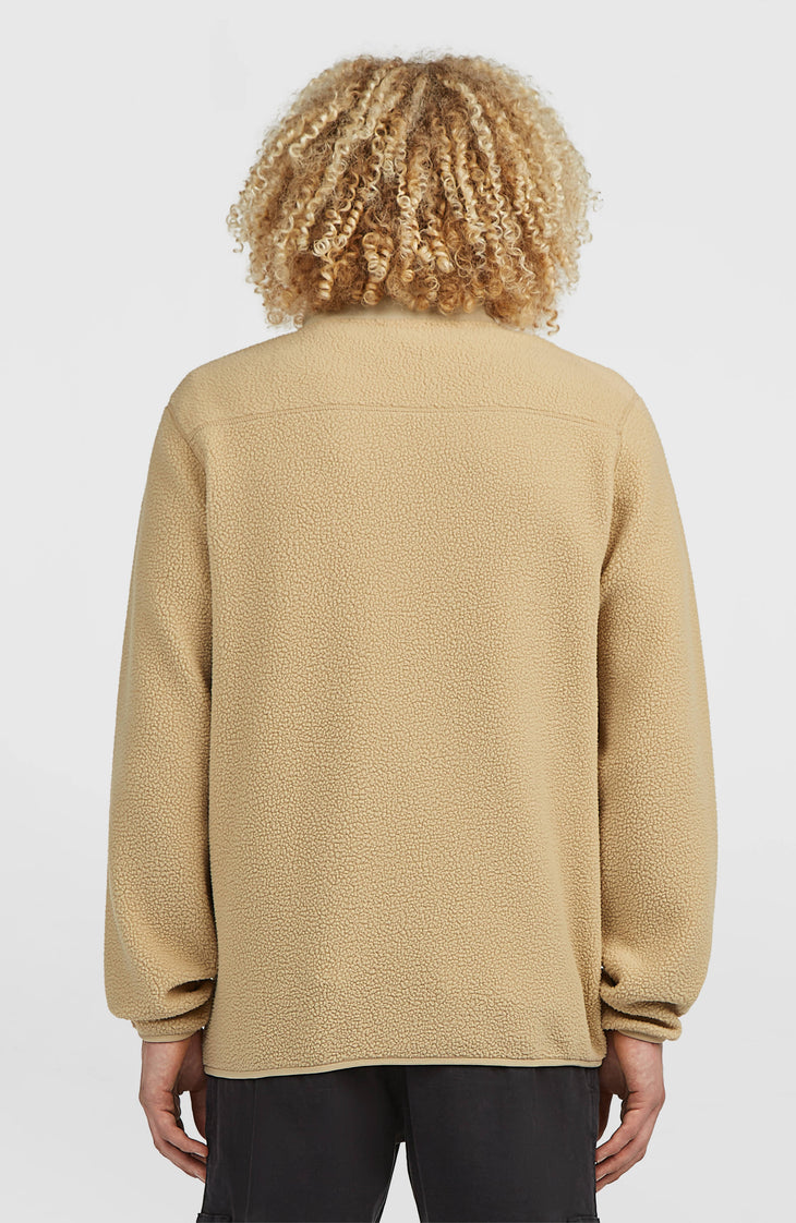 Polaire à poils longs et zip intégral Must-Have | Olive Blush