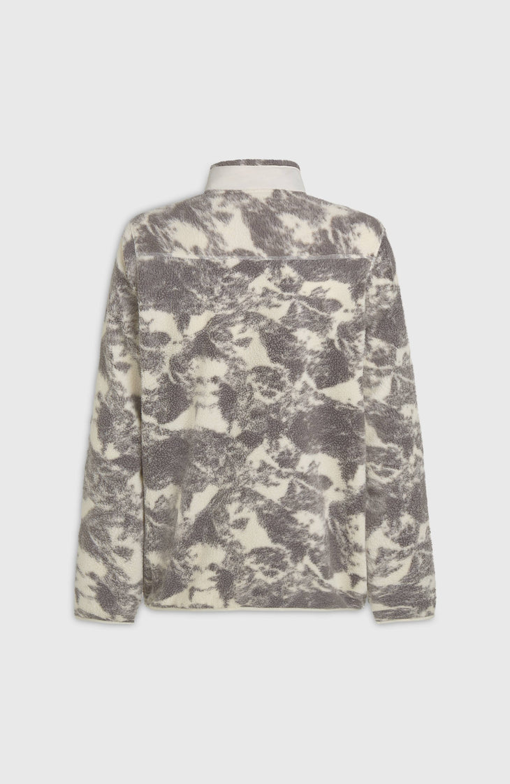 Polaire à poils longs et zip intégral Must-Have | Grey Mountain Landscape