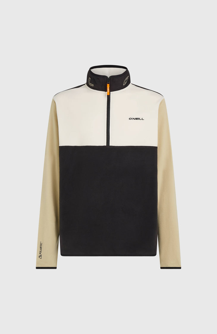 Polaire à col demi-zip FWC'Cruz Triple Polartec® | Linen White Colour Block