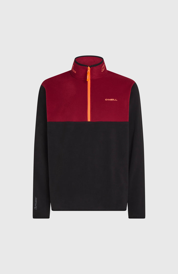 Polaire à col demi-zip FWC'Cruz Triple Polartec® | Tamarillo Colour Block