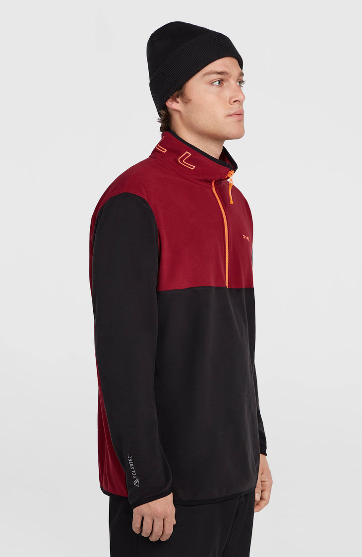 Polaire à col demi-zip FWC'Cruz Triple Polartec® | Tamarillo Colour Block