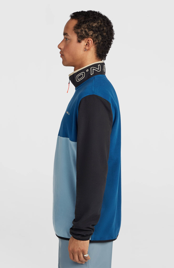 Polaire à col demi-zip FWC'Cruz Triple Polartec® | Regal Blue Colour Block