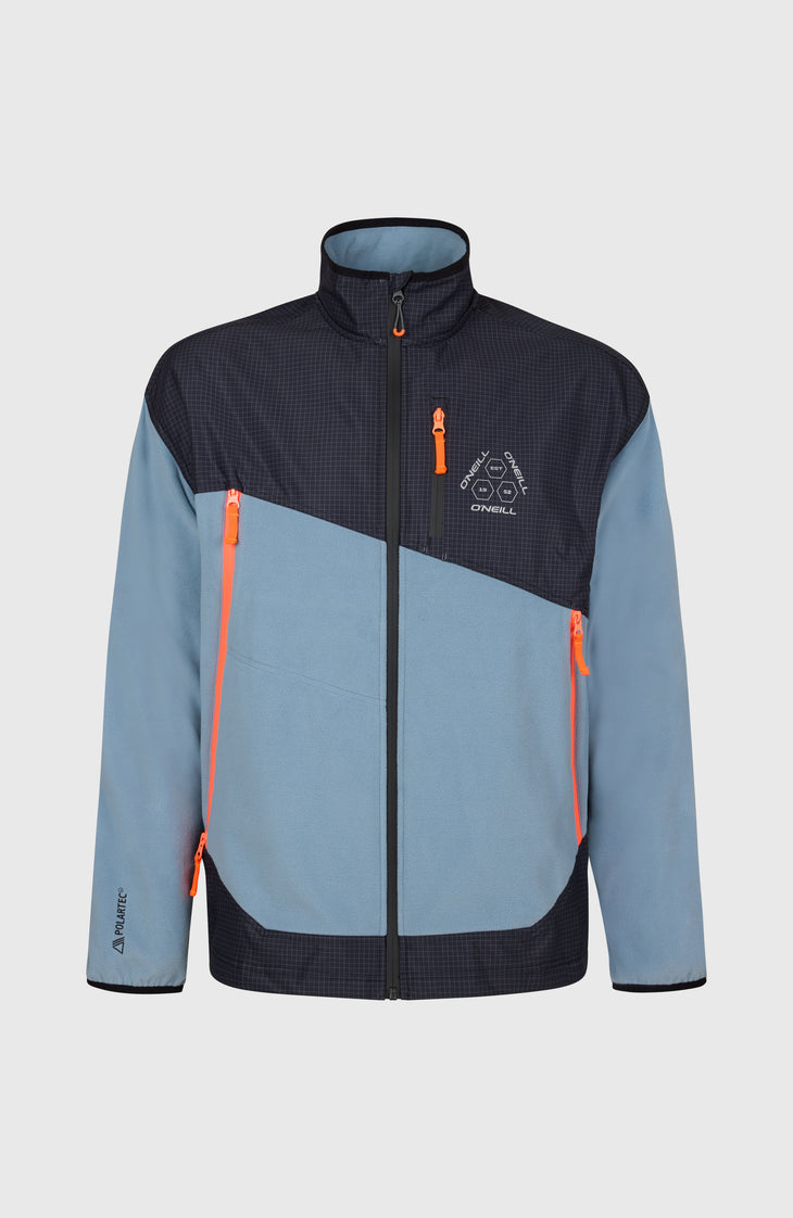 Polaire hyperfleece à zip intégral FWC'Peak Polartec® Fire | Murky Water Colour Block