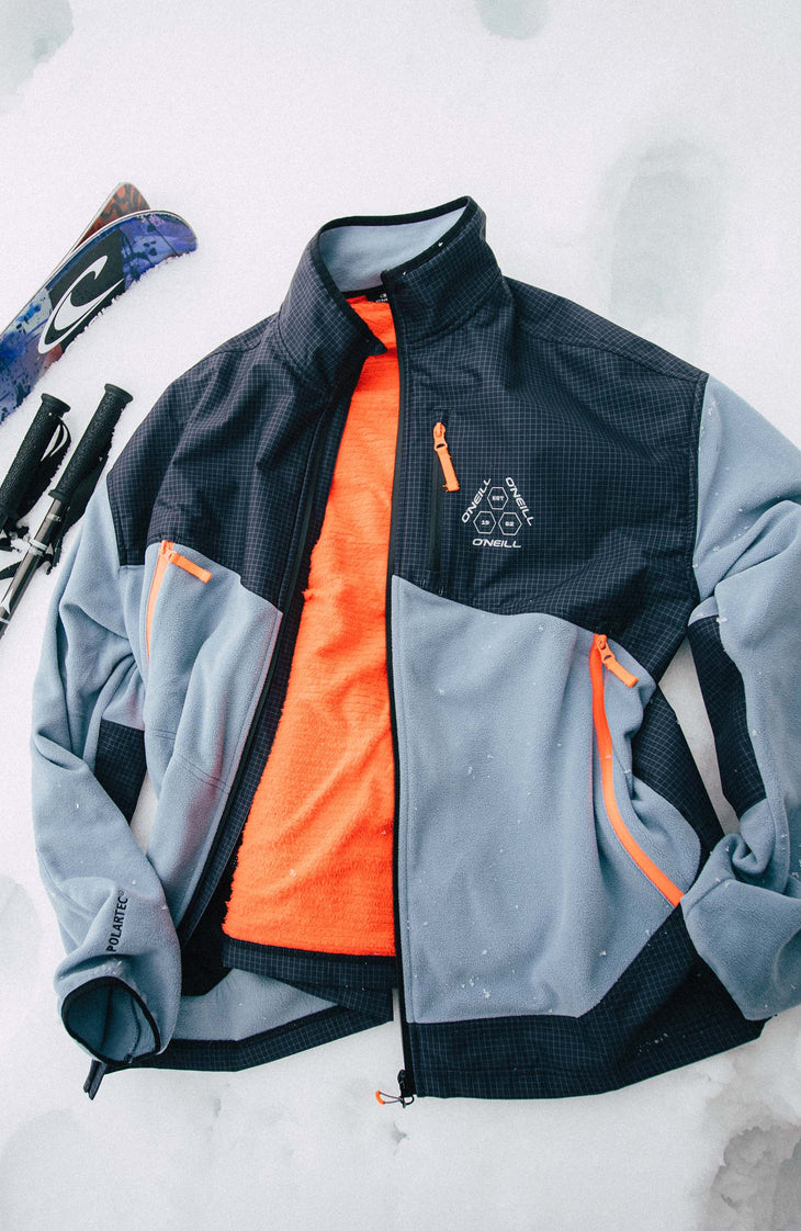 Polaire hyperfleece à zip intégral FWC'Peak Polartec® Fire | Murky Water Colour Block