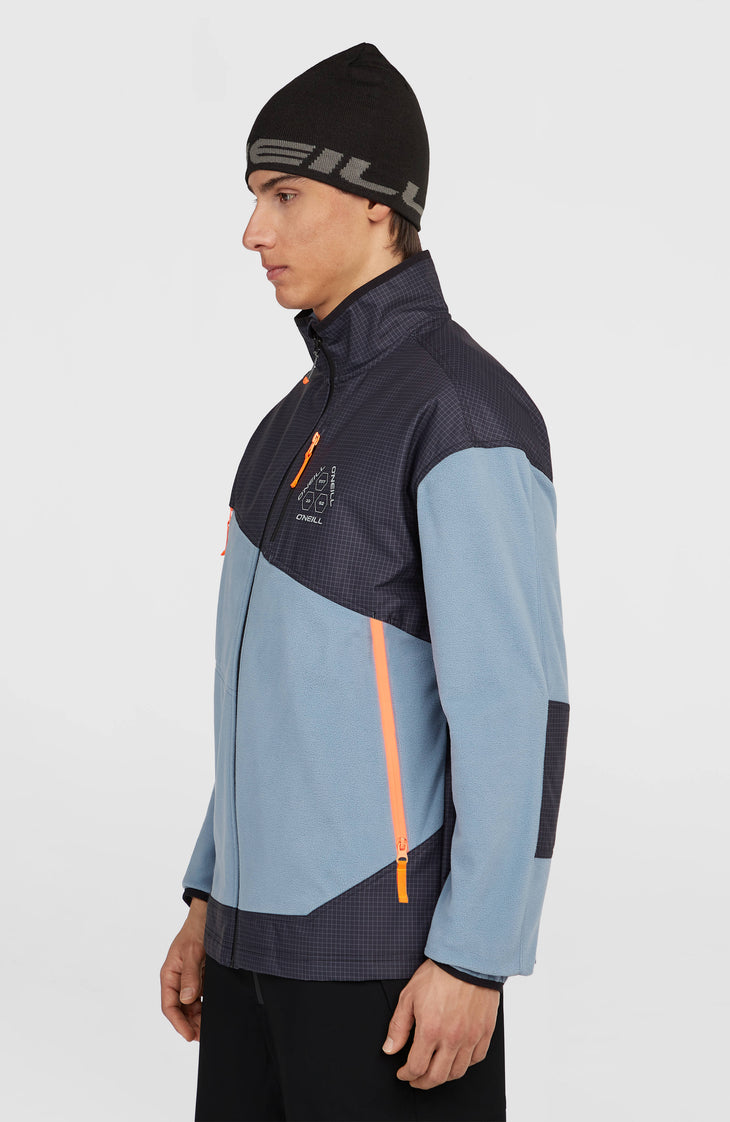Polaire hyperfleece à zip intégral FWC'Peak Polartec® Fire | Murky Water Colour Block