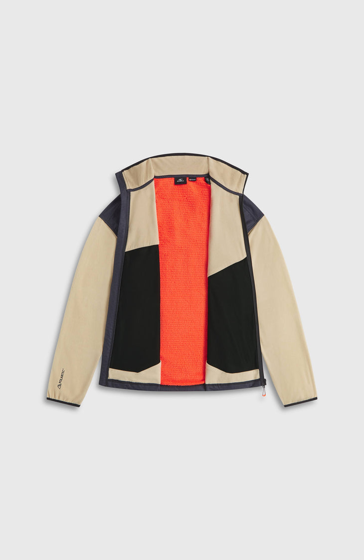 Polaire hyperfleece à zip intégral FWC'Peak Polartec® Fire | Olive Blush Colour Block