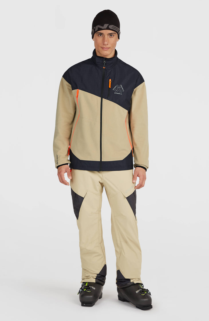 Polaire hyperfleece à zip intégral FWC'Peak Polartec® Fire | Olive Blush Colour Block