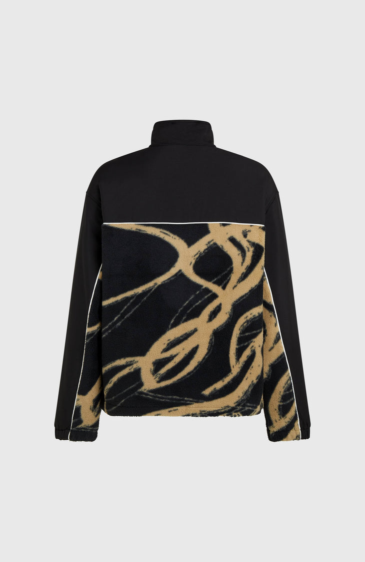 Polaire hyperfleece à zip intégral FWC'Play | Beige Snowtracks