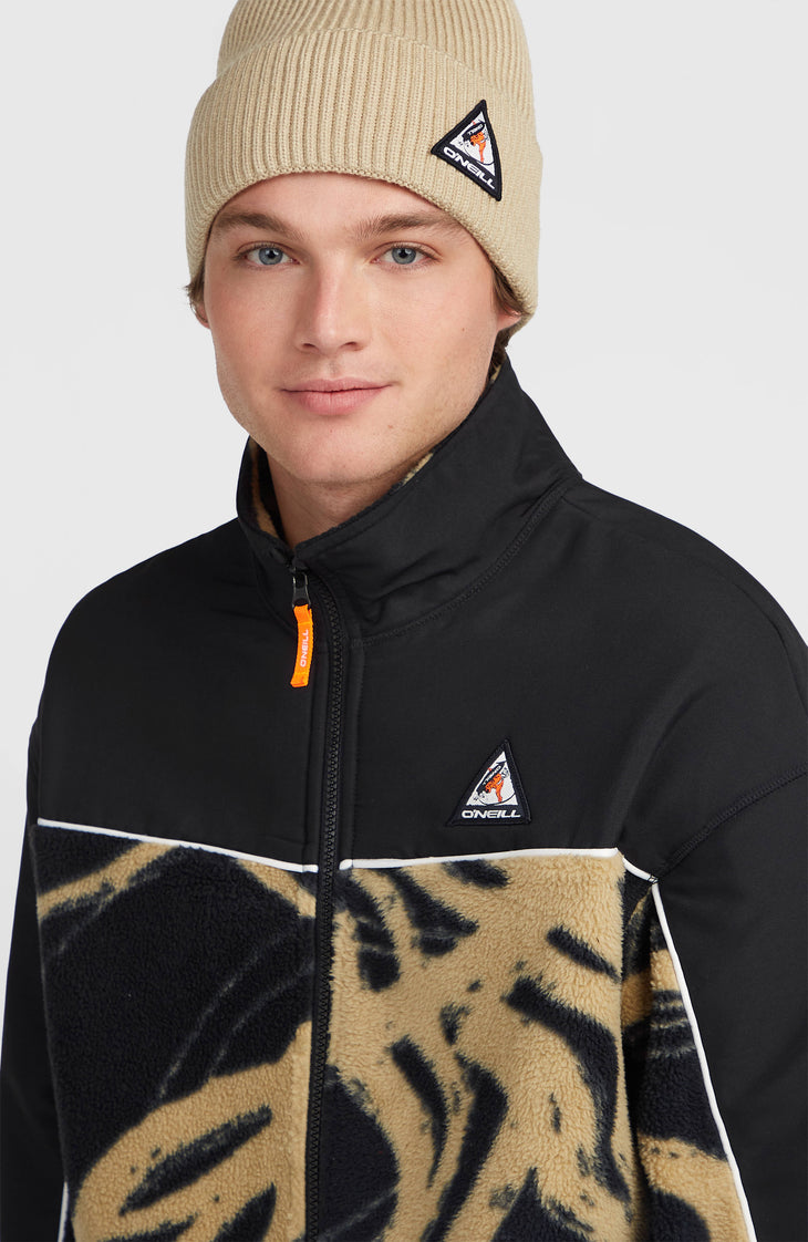 Polaire hyperfleece à zip intégral FWC'Play | Beige Snowtracks