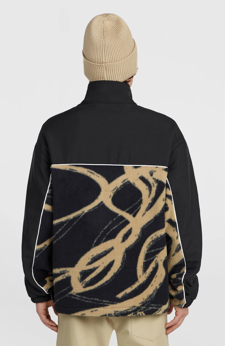 Polaire hyperfleece à zip intégral FWC'Play | Beige Snowtracks