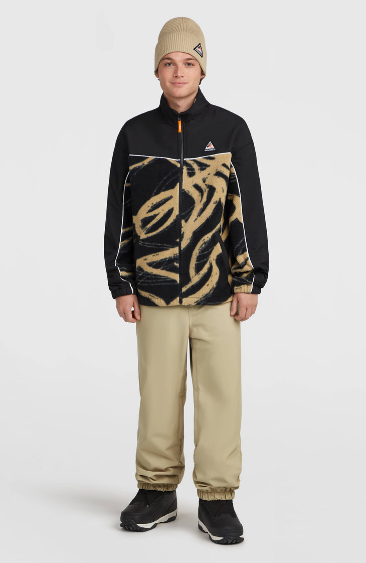 Polaire hyperfleece à zip intégral FWC'Play | Beige Snowtracks