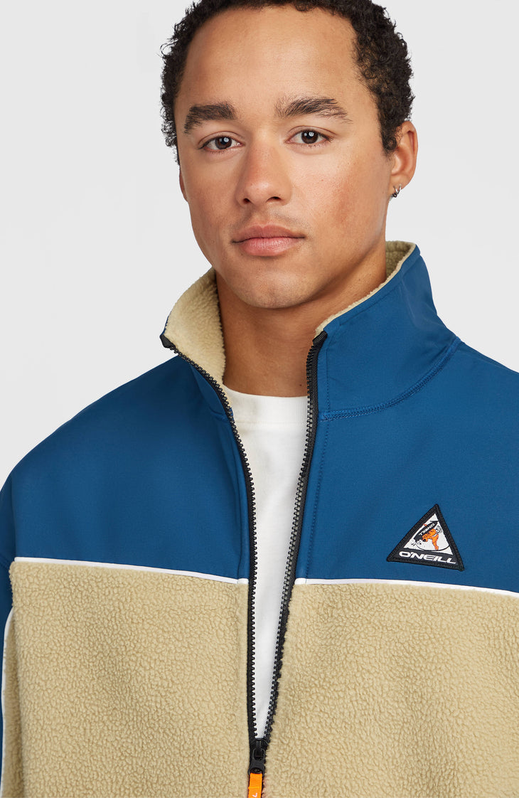 Polaire hyperfleece à zip intégral FWC'Play | Regal Blue Colour Block