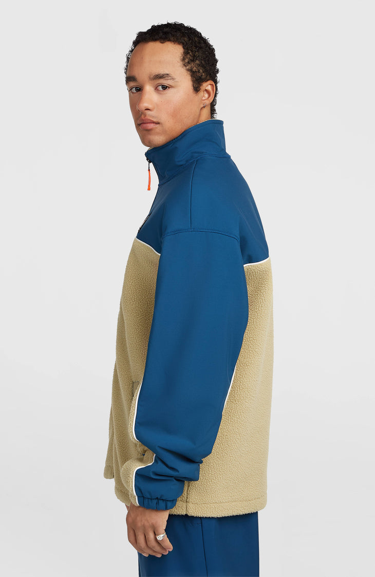 Polaire hyperfleece à zip intégral FWC'Play | Regal Blue Colour Block
