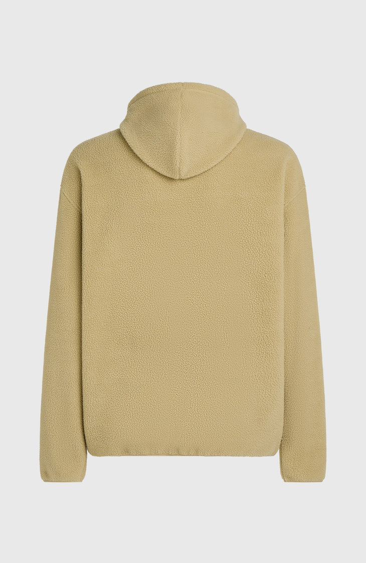 Sweat à capuche polaire à poils longs FWC'Play | Olive Blush