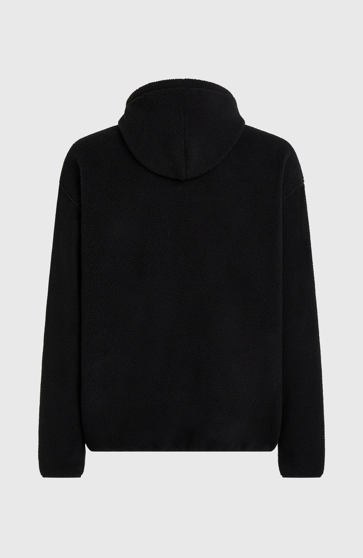 Sweat à capuche polaire à poils longs FWC'Play | Black Out