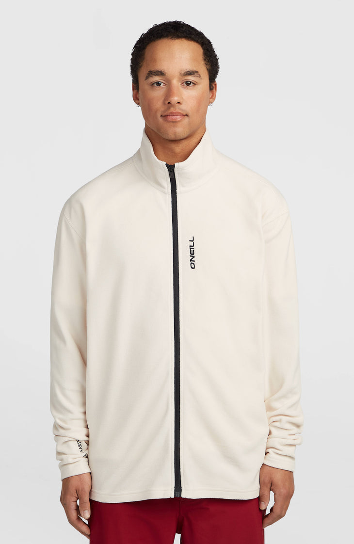 Polaire à zip intégral FWC'Cruz Jack's Polartec® | Linen White