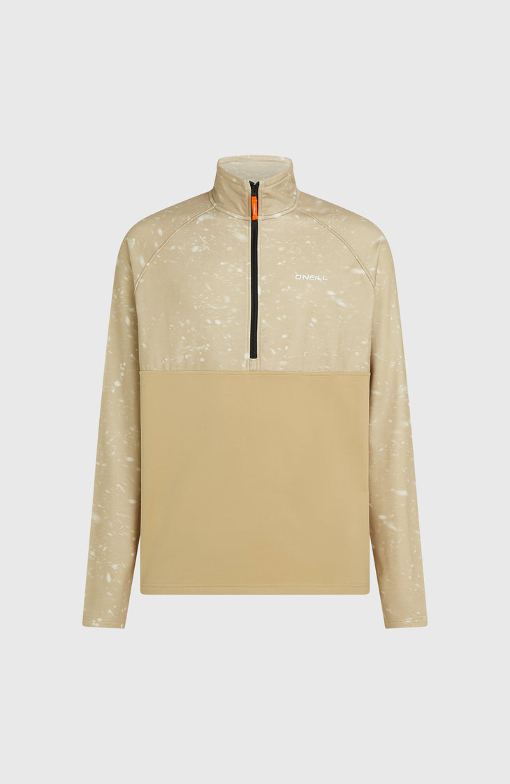 Polaire à col demi-zip FWC'Cruz Printed | Beige Snow Storm