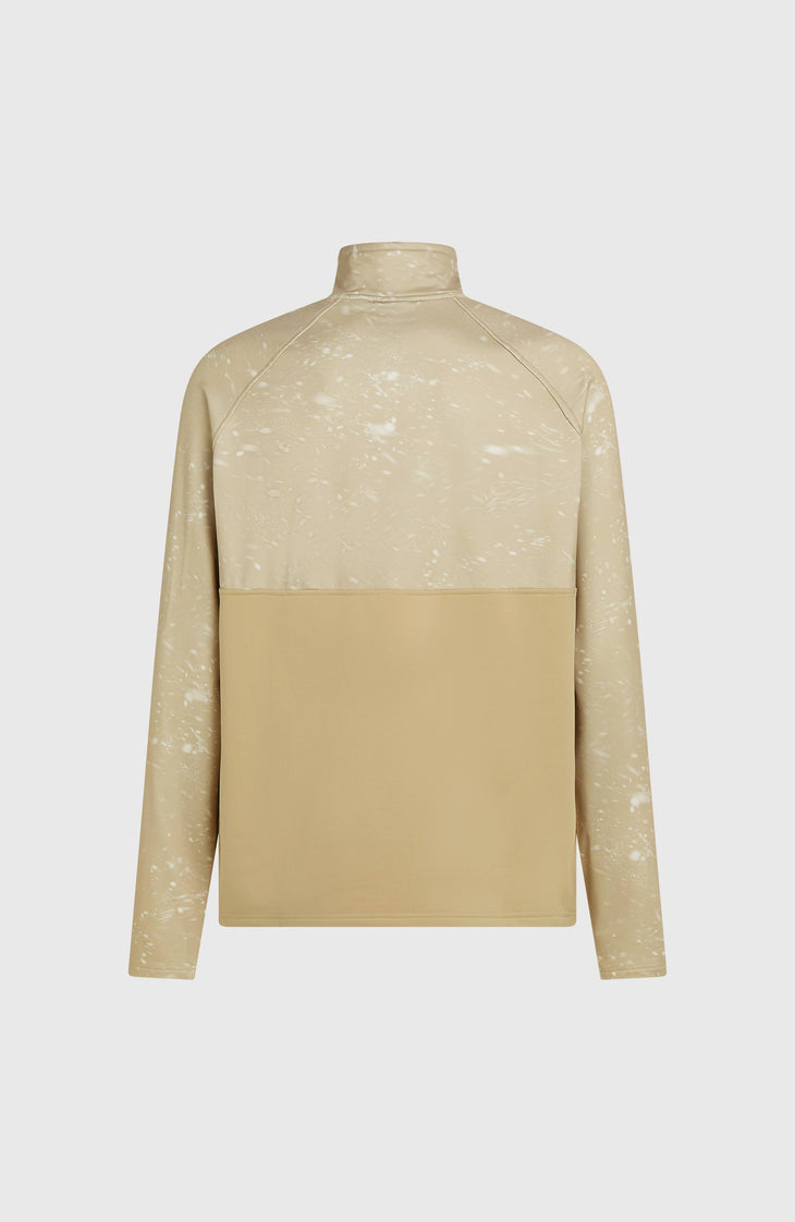 Polaire à col demi-zip FWC'Cruz Printed | Beige Snow Storm