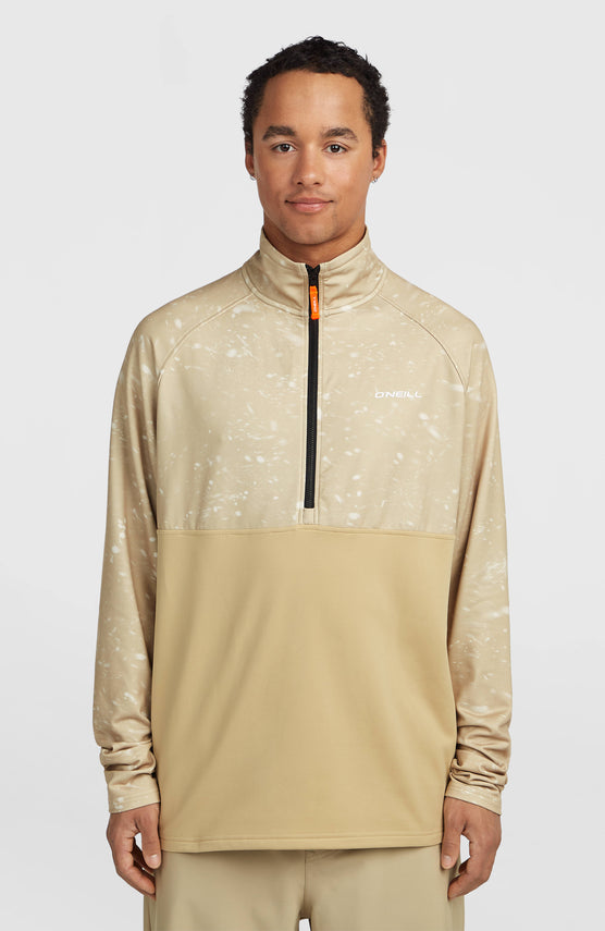 Polaire à col demi-zip FWC'Cruz Printed | Beige Snow Storm