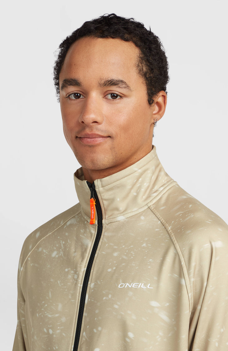 Polaire à col demi-zip FWC'Cruz Printed | Beige Snow Storm