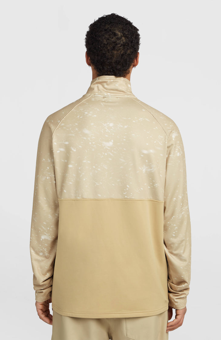 Polaire à col demi-zip FWC'Cruz Printed | Beige Snow Storm