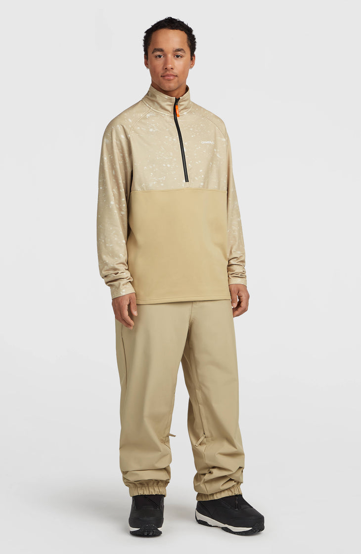 Polaire à col demi-zip FWC'Cruz Printed | Beige Snow Storm