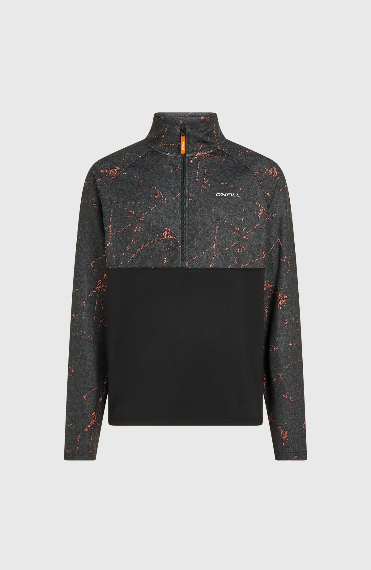 Polaire à col demi-zip FWC'Cruz Printed | Black Basalt