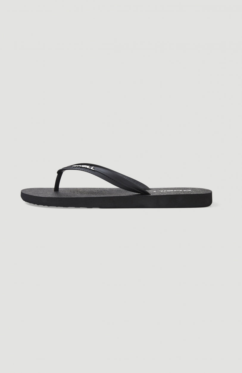 Tongs Profile à petit logo | Black Out