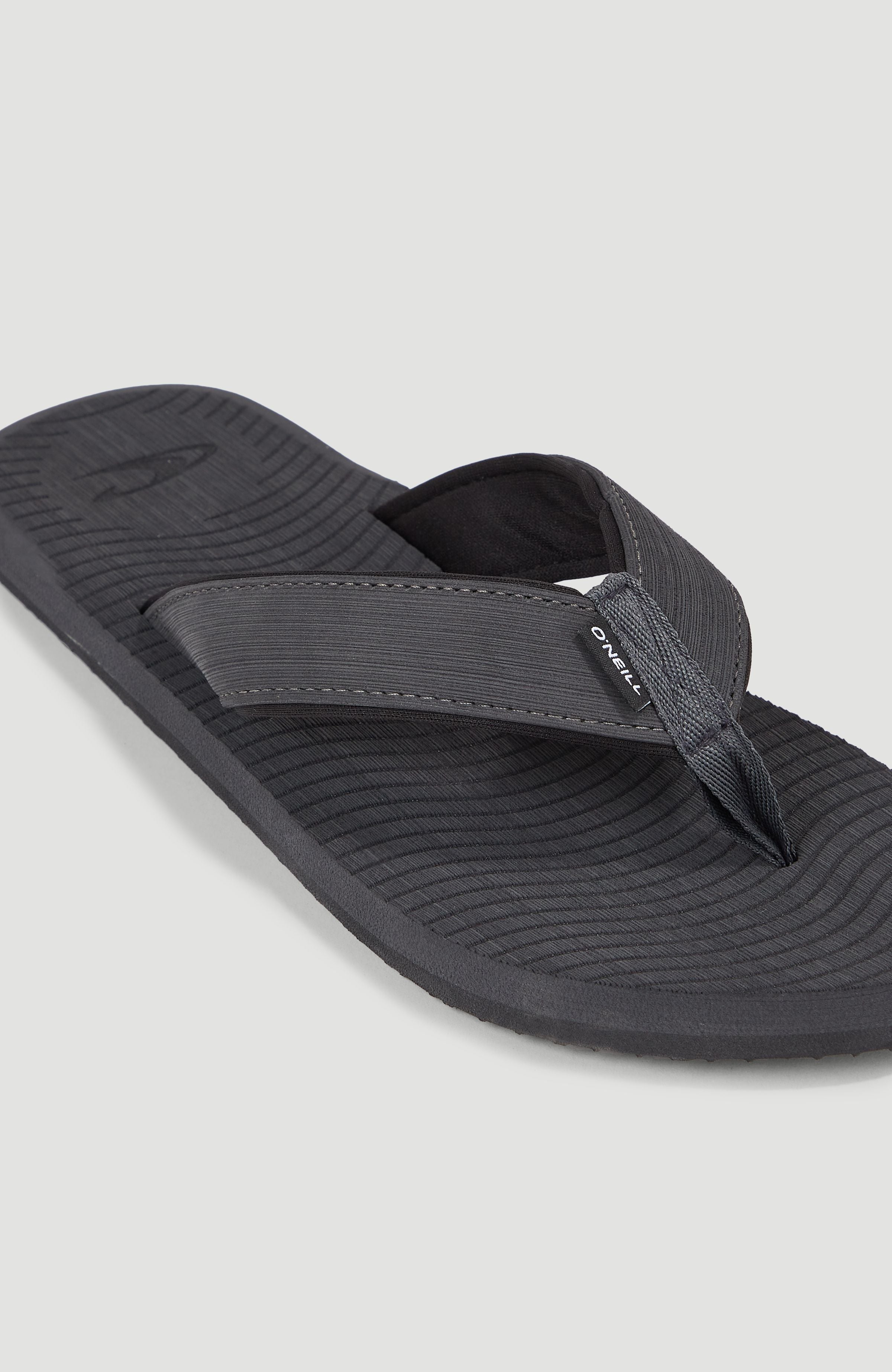 Tongs O’Neill Homme - Gris Foncé - Semelle Antidérapante - Profil Small