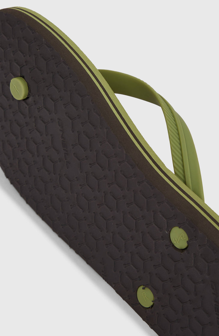 Tongs Profile Graphic | Green Dusty Flower