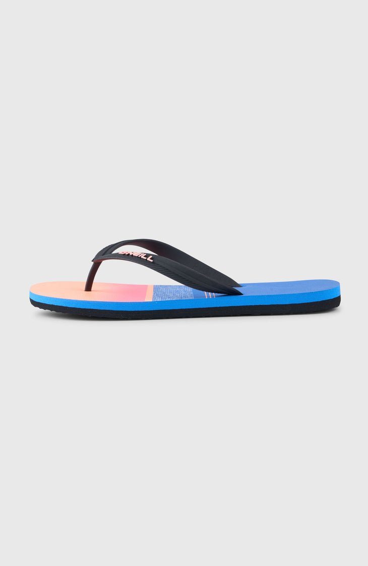 Tongs Profile Graphic | Blue Gradient Stripe