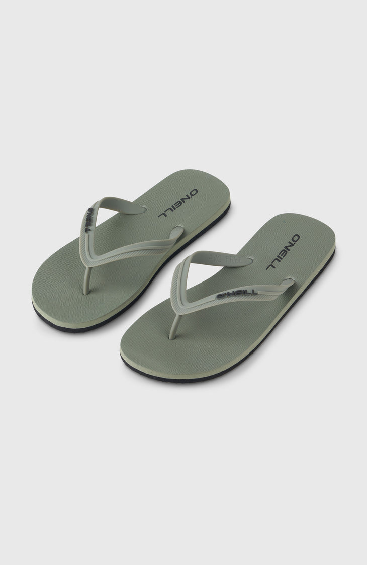 Tongs Profile Small Logo | Military Green