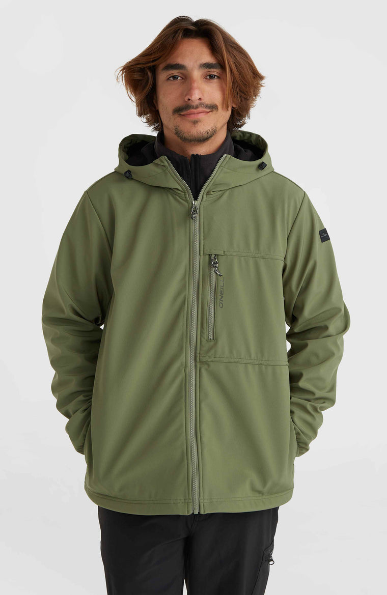 Veste softshell O'Neill TRVLR Series | Deep Lichen Green Veste softshell O'Neill TRVLR Series | Deep Lichen Green