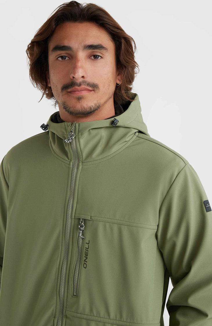 Veste softshell O'Neill TRVLR Series | Deep Lichen Green