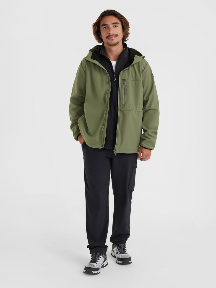 Veste softshell O'Neill TRVLR Series | Deep Lichen Green