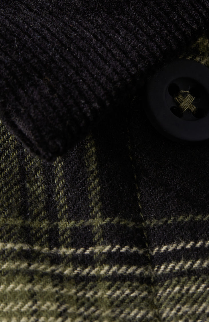 Veste doublée en polaire | Green Check Small