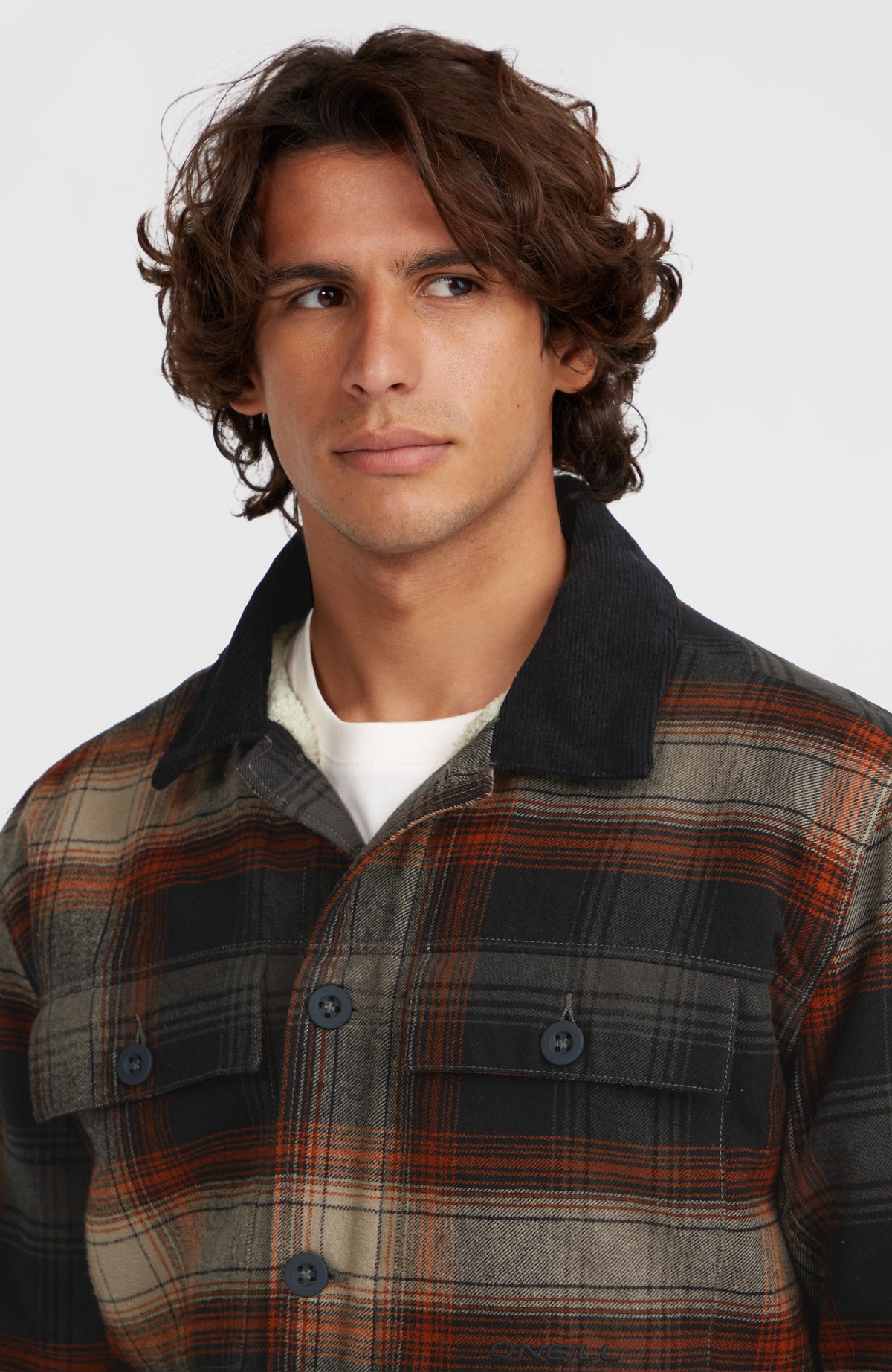 Veste doublée en polaire | Grey Check Small