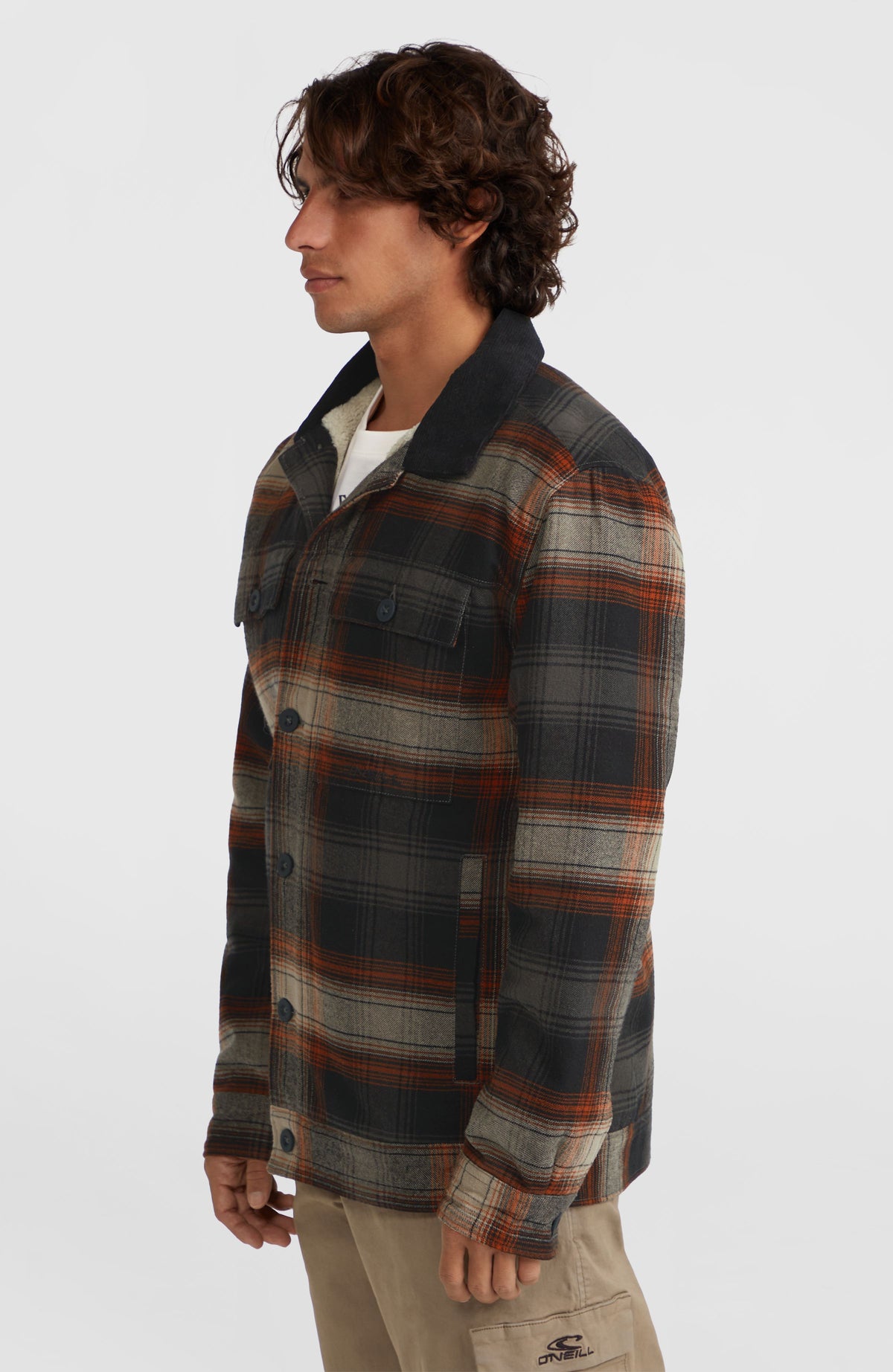 Veste doublée en polaire | Grey Check Small