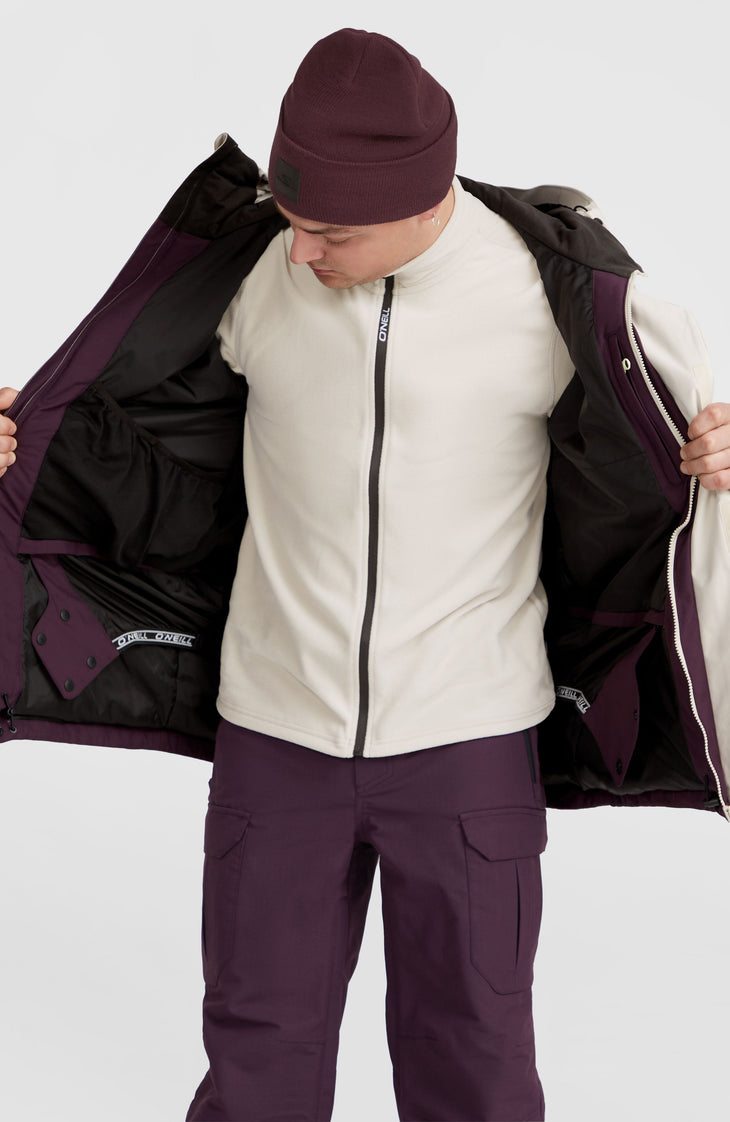 Veste de ski O'Riginals Hybrid | Aubergine Colour Block