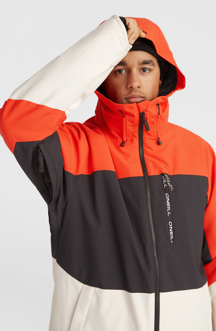 Veste de ski Carbonite | Paprika Flame Colour Block