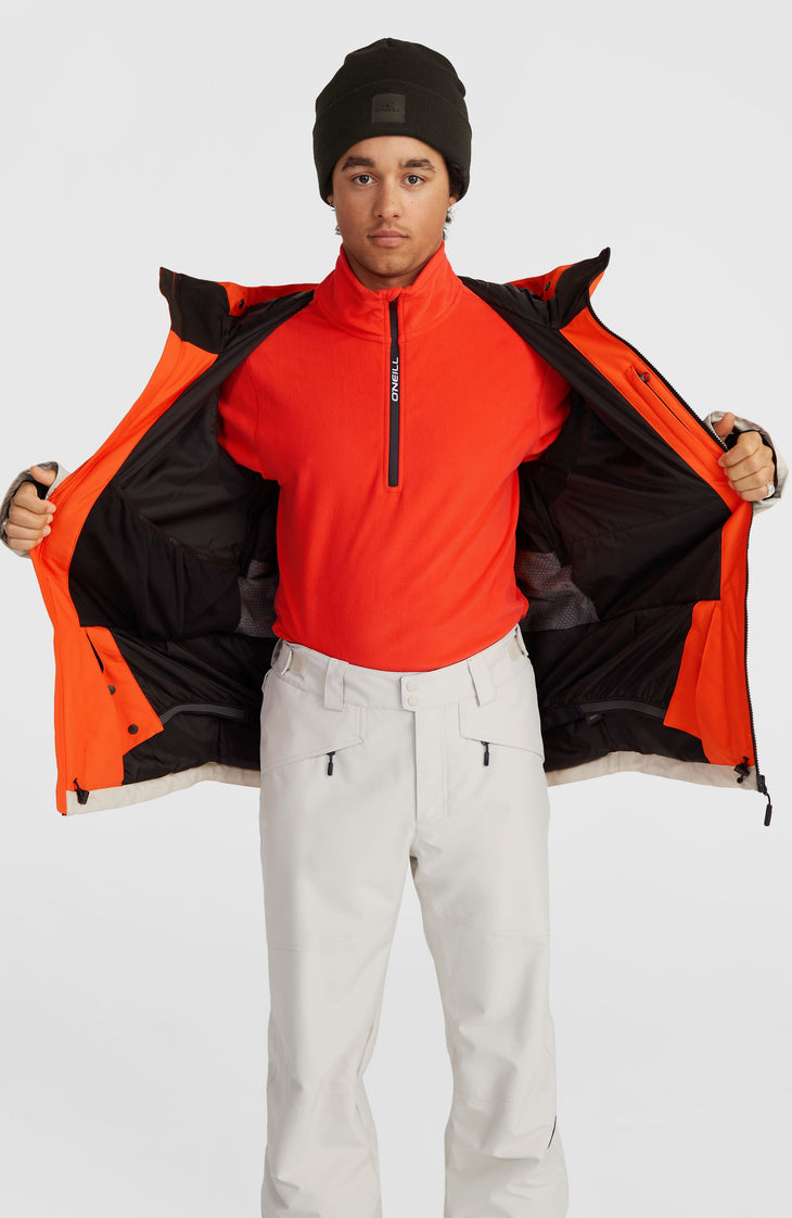 Veste de ski Carbonite | Paprika Flame Colour Block