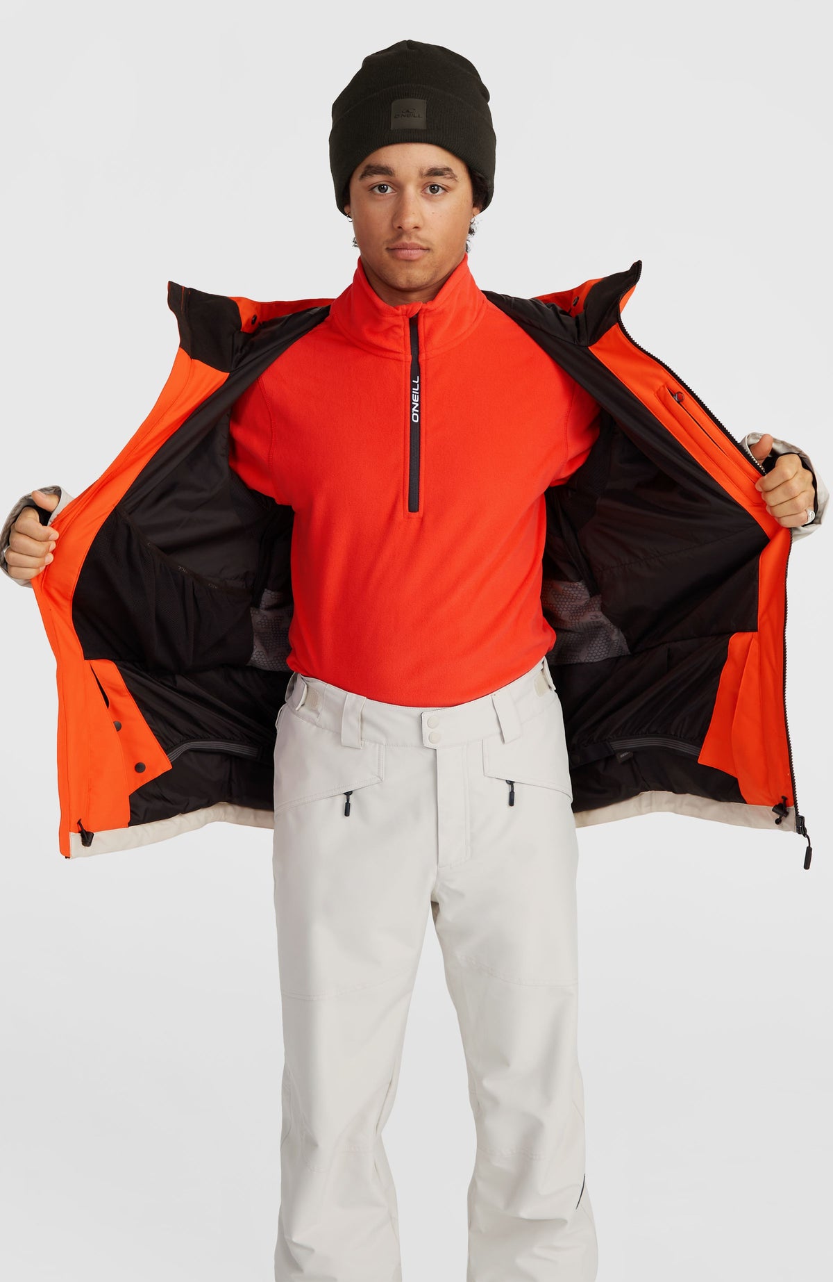 Veste de ski Carbonite | Paprika Flame Colour Block