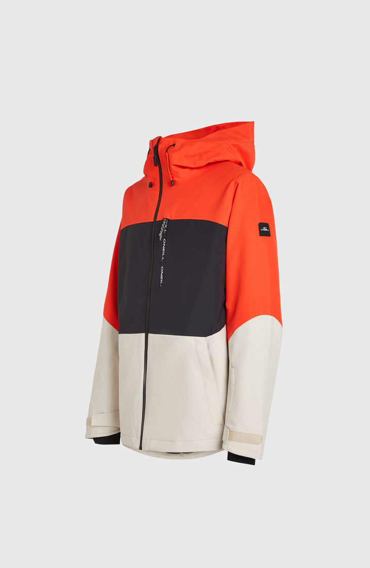 Veste de ski Carbonite | Paprika Flame Colour Block