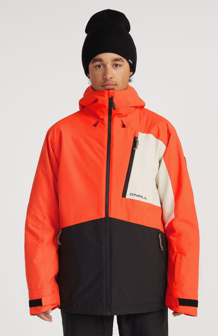 Veste de ski Hammer Block | Paprika Flame Colour Block Veste de ski Hammer Block | Paprika Flame Colour Block