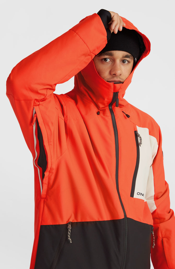 Veste de ski Hammer Block | Paprika Flame Colour Block