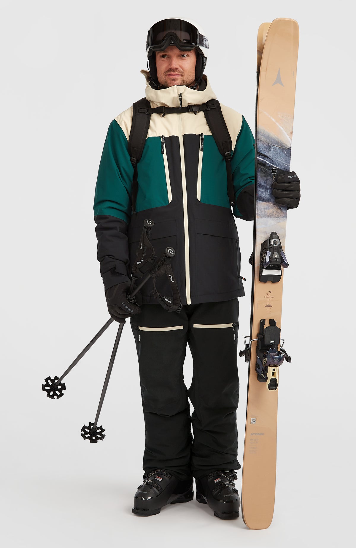 Veste de ski FWC'Peak Fire | Macaron Colour Block