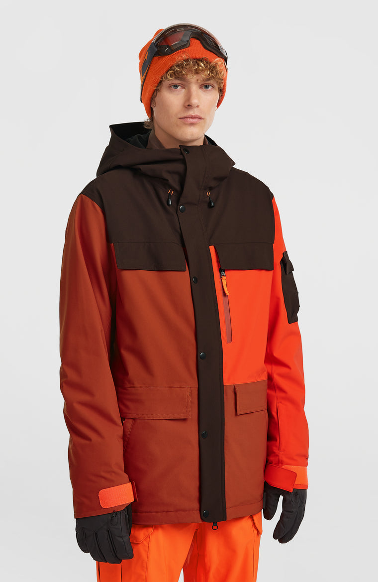 Veste de ski FWC'Peak Pro | Bonfire Colour Block Veste de ski FWC'Peak Pro | Bonfire Colour Block