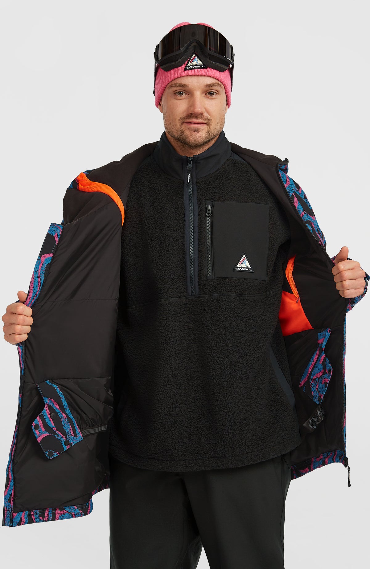 Veste de ski asymétrique FWC'Play | Pink Legacy